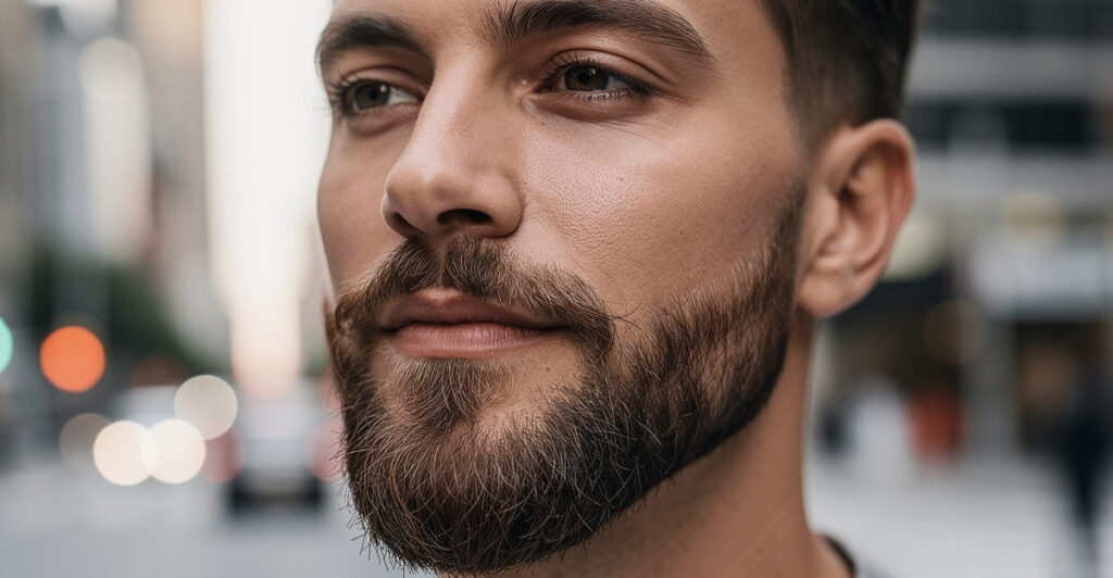 barbe anglaise élégance