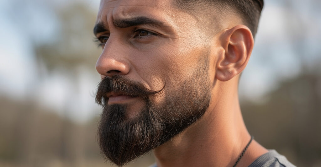 barbe ducktail tendance