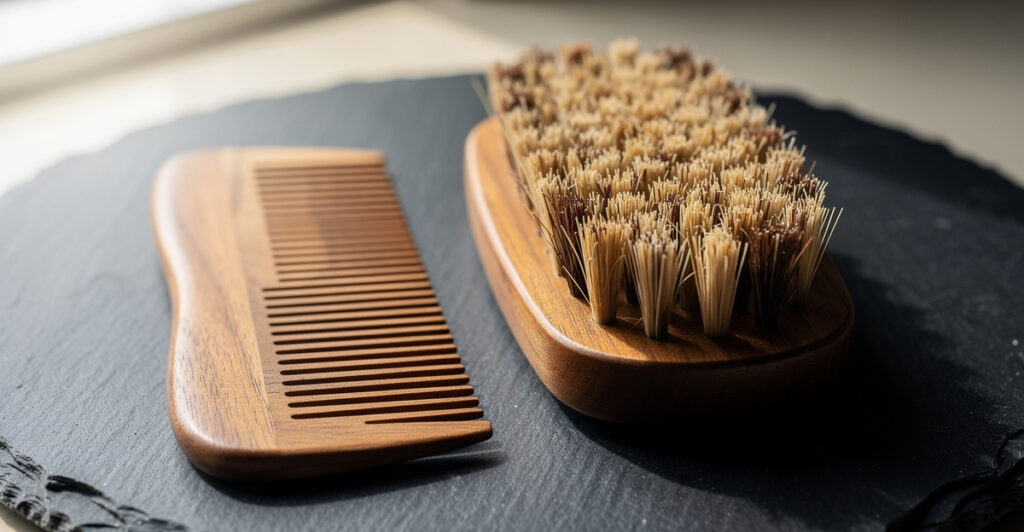 peigne ou brosse barbe différence