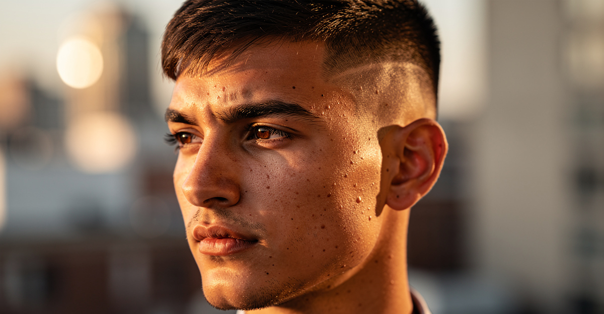 coupe casquette taper homme