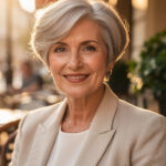 coupes cheveux courtes effilées femme 60 ans