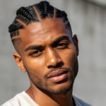 tresse collée homme