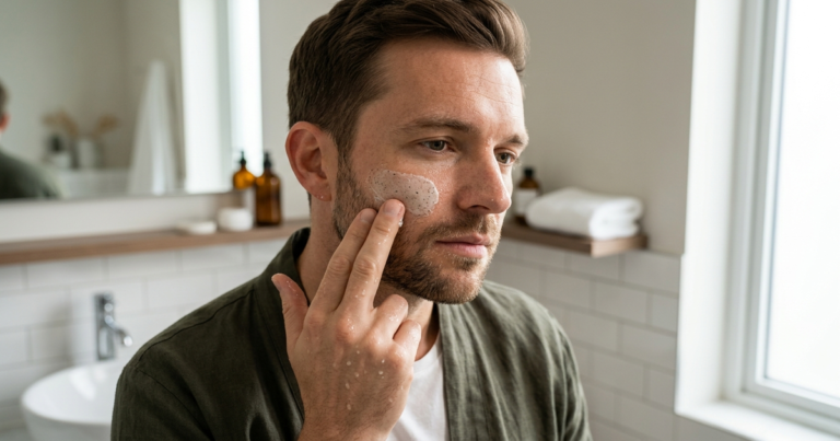 gommage visage homme fréquence