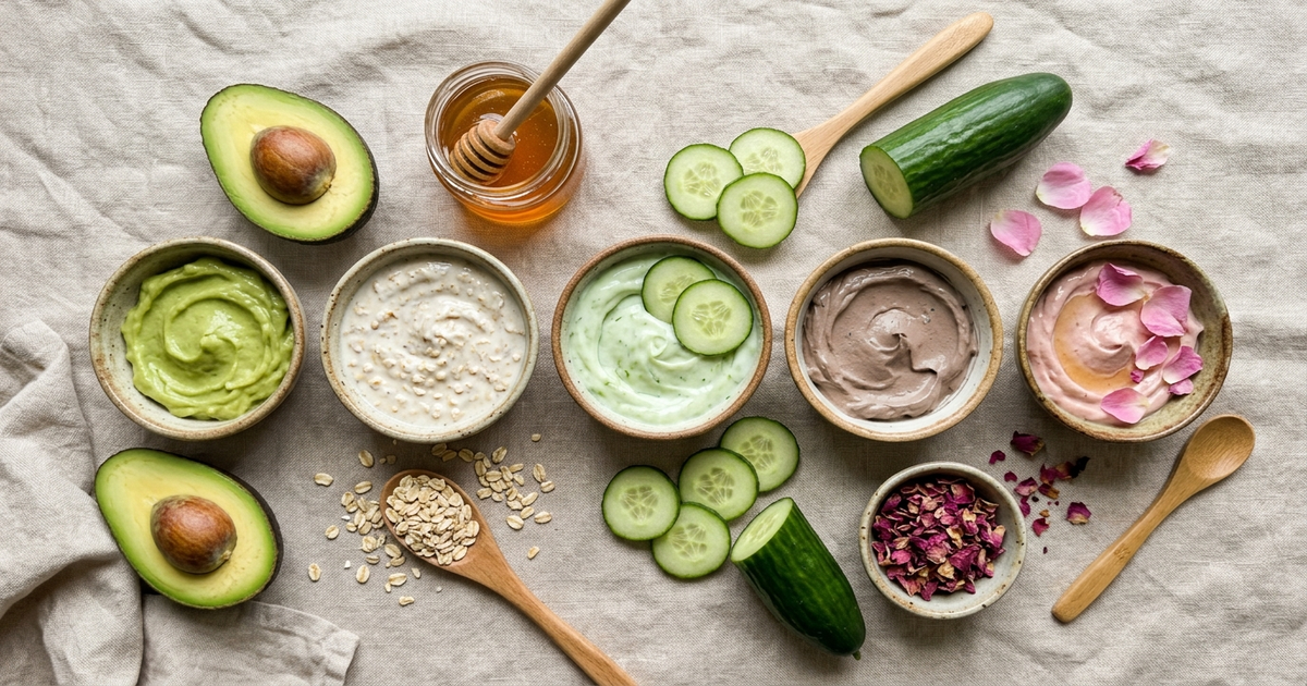 28 recettes masque visage