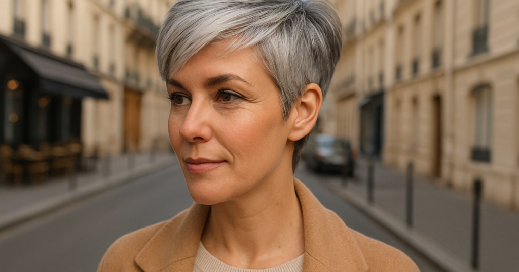 comment adopter le balayage gris sur cheveux courts en 2026