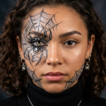maquillage araignee halloween