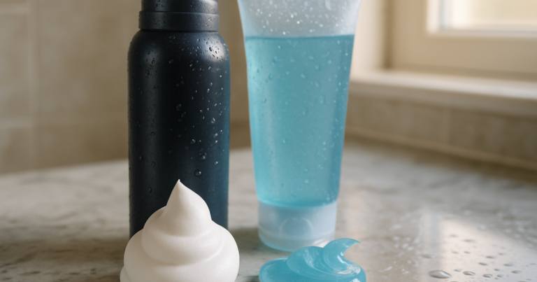 mousse ou gel de rasage quelle est la difference et lequel choisir