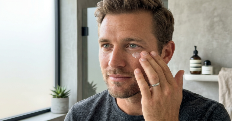 soin contour des yeux homme