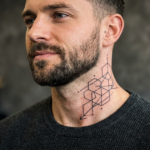 idées tatouage cou homme