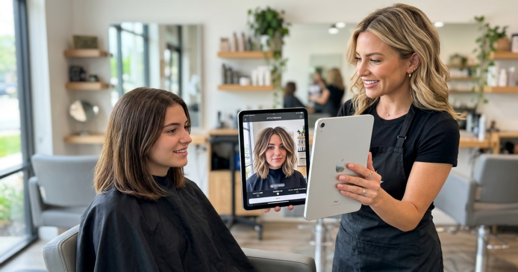 simulateur coupe de cheveux