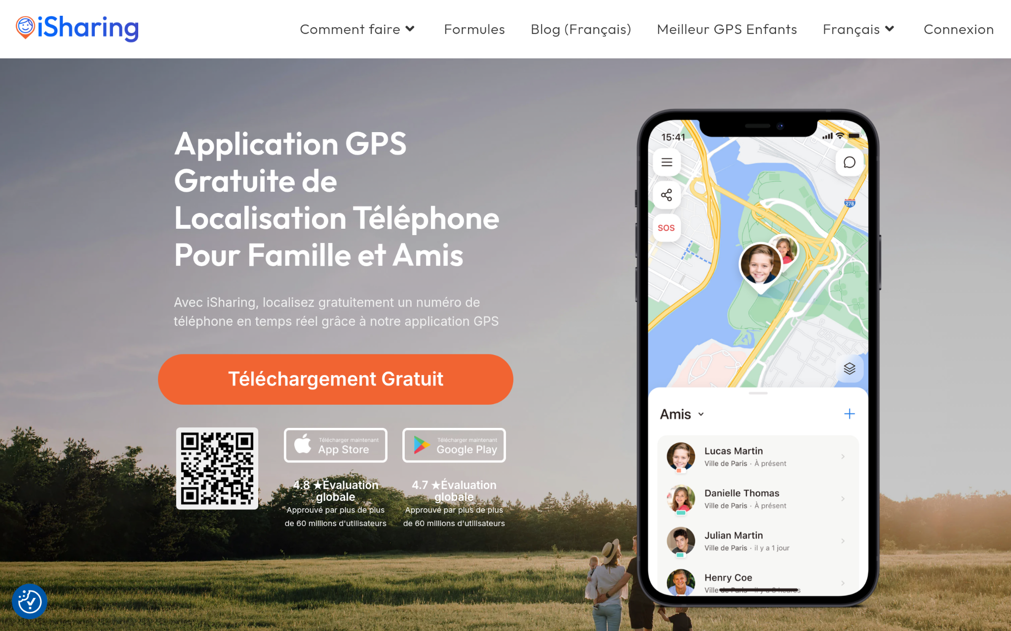iSharing Screenshot