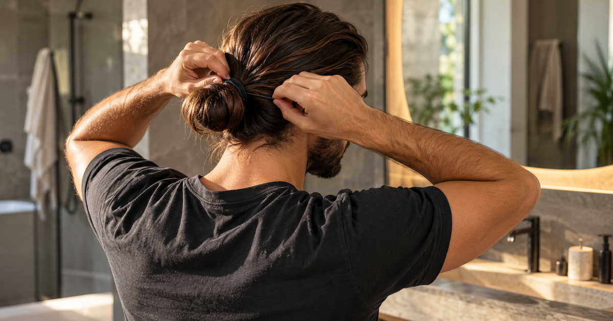 Chignon homme : le réussir sans tirer sur ses cheveux